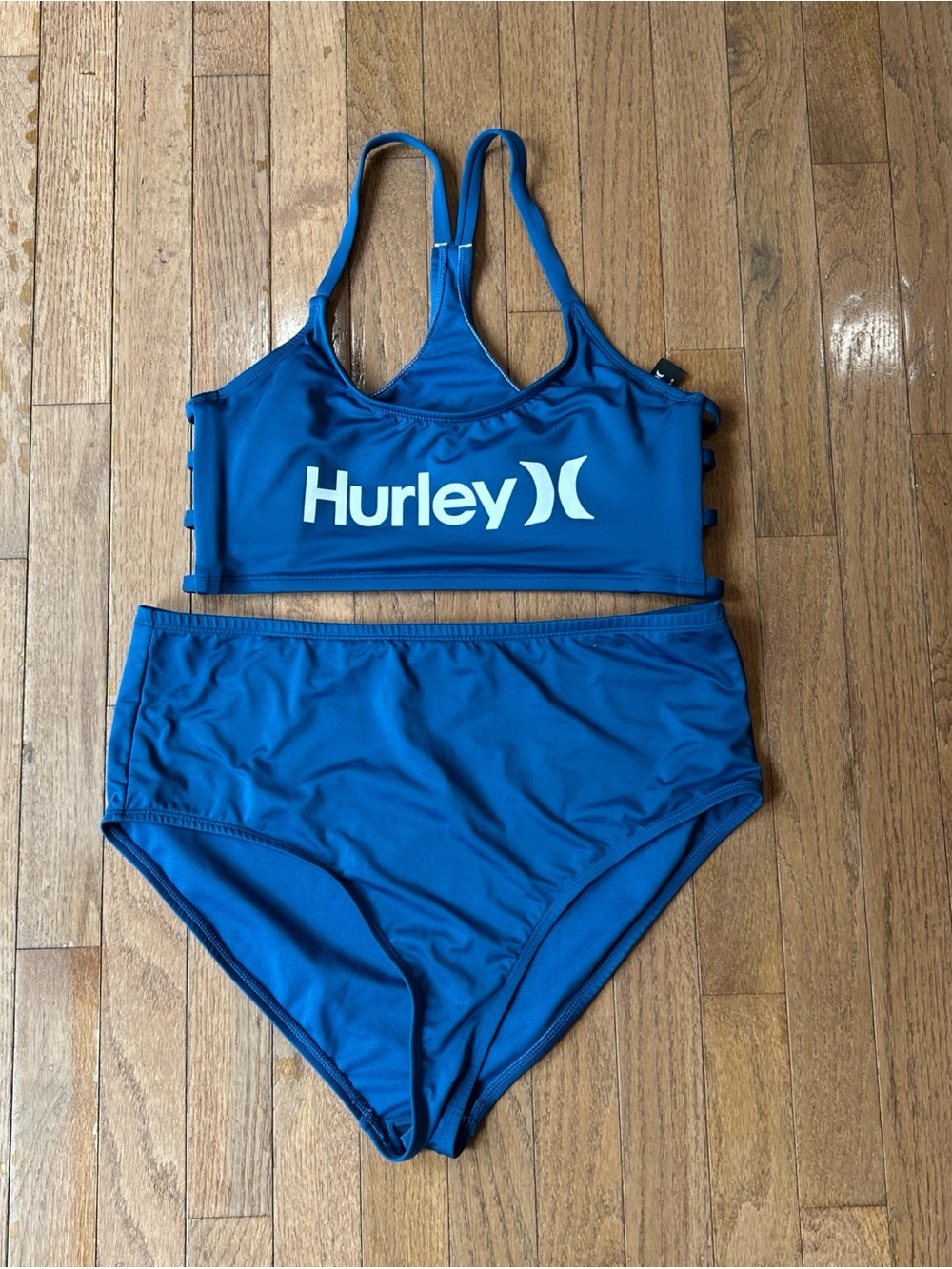 Hurley Plus Size Bikini 2 Piece Swimsuit Women’s Size 1X Blue